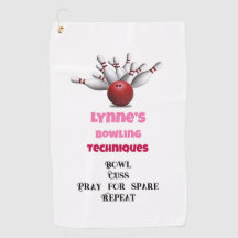 Bowling Techniques Bowling Handtuch