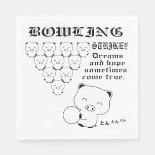 Bowling Tee Serviette
