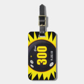 Bowling the Perfect Game, Ball Bag, Gepäckanhänger (Vorderseite vertikal)