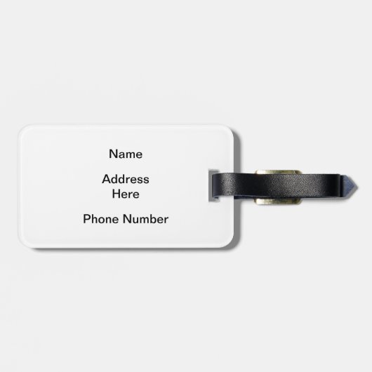 Bowling the Perfect Game, Ball Bag, Gepäckanhänger (Rückseite horizontal)