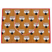 Bowling Themed Birthday Große Geschenktüte (Vorderseite)