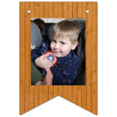 Bowling Themed Birthday Party Foto and Age Wimpelkette (Zweite Fahne)