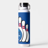 Bowling Thor Kupfer Vakuum isoliert Trinkflasche (Rückseite)