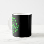 Bowling Tools Inside Kleeblatt St. Patrick's Day Kaffeetasse (Vorderseite Links)