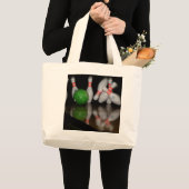 Bowling Tote Bag Jumbo Stoffbeutel (Vorderseite (Produkt))