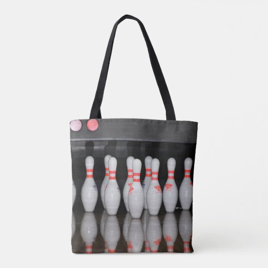 Bowling Tote Bag Tasche (Rückseite)