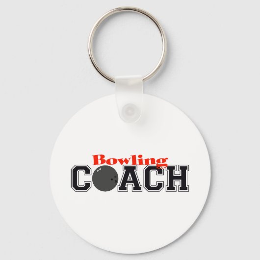 Bowling-Trainer Schlüsselanhänger (Vorderseite)
