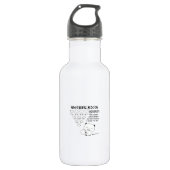 Bowling Trinkflasche (Vorderseite)