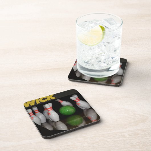 Bowling Trinkküste Untersetzer (Rechte Seite)