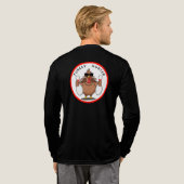 Bowling Truthahn Jäger Tri-Blend Shirt (Voller Rücken)