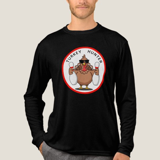 Bowling Turkey Hunter Tri-Blend Shirt (Vorderseite)