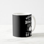 Bowling-Turnier auf Bowling-Strecke für Bowling Cl Kaffeetasse (VorderseiteRechts)