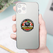 Bowling-Turnier-Preisfonds-Mitwirkender Aufkleber (Telefon)
