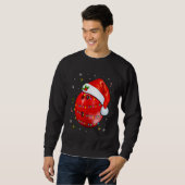 Bowling Ugly Christmas Sport Bowls Xmas Sweatshirt (Vorne ganz)