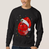 Bowling Ugly Christmas Sport Bowls Xmas Sweatshirt (Vorderseite)