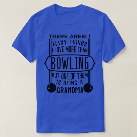 Bowling und Oma Classic TShirt (Design vorne)