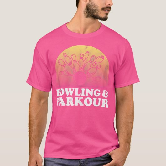 Bowling und Parkour T-Shirt (Vorderseite)