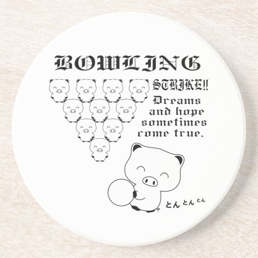 Bowling Untersetzer (Vorne)