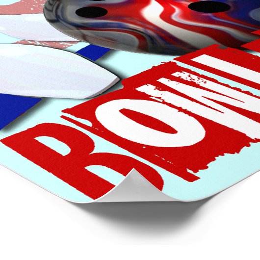 BOWLING USA POSTER (Ecke)