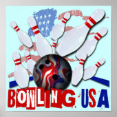 BOWLING USA POSTER (Vorne)