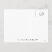 Bowling Valentines Feiertagspostkarte (Rückseite)