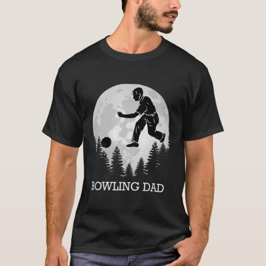 Bowling Vater Bowler Bowling Fathers T-Shirt (Vorderseite)