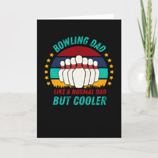 Bowling Vater - Cooles Vatertagsgeschenk Karte