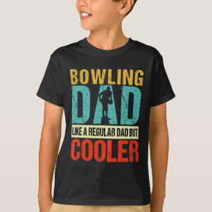 Bowling Vater Funny Bowlers Spare Bowling Button S T-Shirt