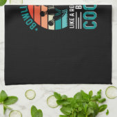 Bowling Vater Geschirrtuch (Gefaltet)