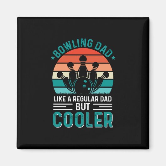 Bowling Vater Magnet (Vorne)