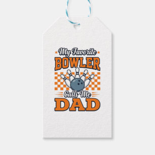 Bowling-Vater-Shirt Mein Lieblingsbowler nennt mic Geschenkanhänger