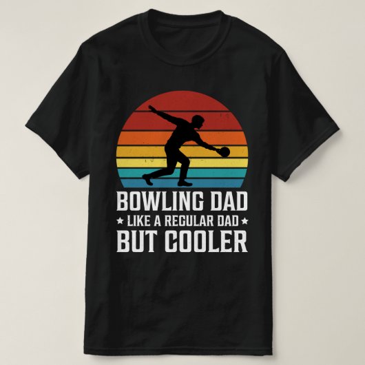 Bowling Vater T-Shirt (Design vorne)