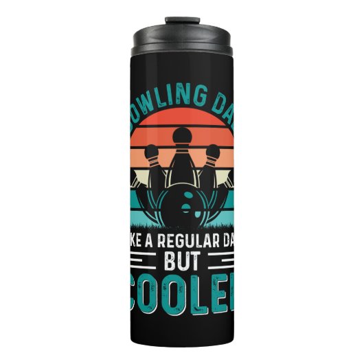 Bowling Vater Thermosbecher (Vorderseite)