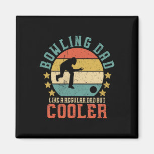 Bowling Vater Vintages Funny Vatertag Geschenk für Magnet