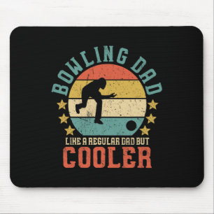 Bowling Vater Vintages Funny Vatertag Geschenk für Mousepad