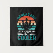 Bowling Vater Wandteppich (Vorderseite)