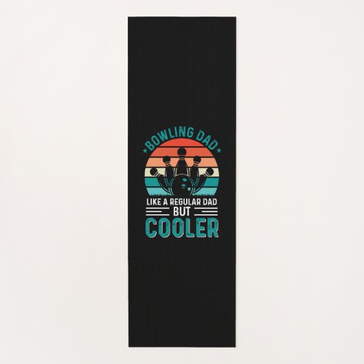 Bowling Vater Yogamatte (Vorderseite)