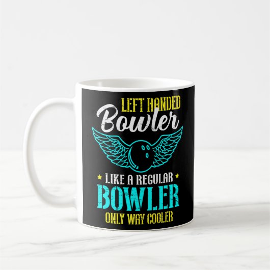 Bowling Verlassen 10 Button Bowling Kaffeetasse (Links)