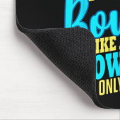 Bowling Verlassen Handed Bowler Funny Team Mousepad (Ecke)