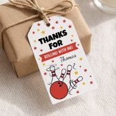 Bowling Vielen Dank Tag Geschenkanhänger