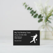 Bowling Visitenkarte (Stehend Vorderseite)