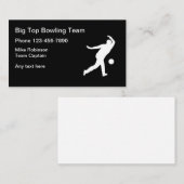 Bowling Visitenkarte (Vorne/Hinten)