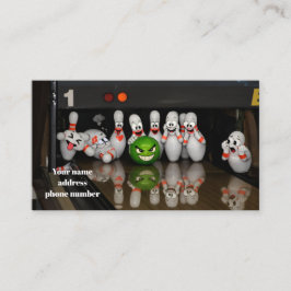 Bowling  visitenkarte