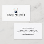 Bowling Visitenkarte (Vorne/Hinten)