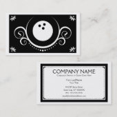 Bowling Visitenkarte (Vorne/Hinten)