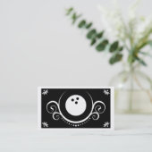 Bowling Visitenkarte (Stehend Vorderseite)