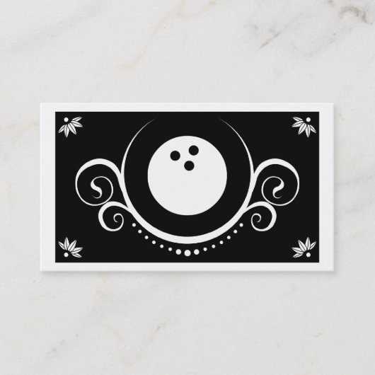 Bowling Visitenkarte (Vorderseite)