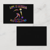 Bowling Visitenkarte (Vorne/Hinten)