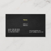 Bowling Visitenkarte (Rückseite)