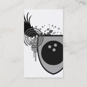 Bowling Wappen Visitenkarte (Rückseite)